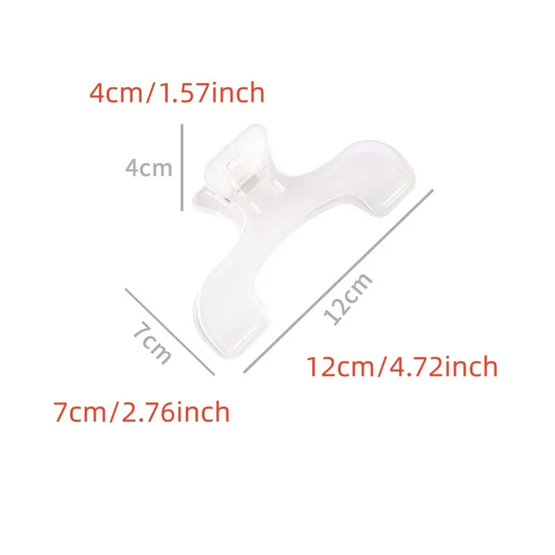 Book Clip Reading Clip Kawaii Desk Accessories Fixed To Prevent Page Turning Transparent frosted Folder Clips